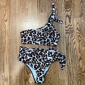 NEW High Waisted Leopard Bathing suit